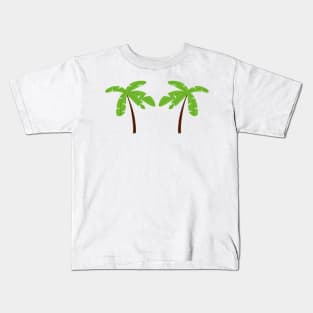 green palm tree design illustration Kids T-Shirt